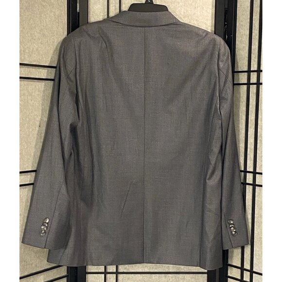 Indochino Blazer Mens 44 Gray Wool Cashmere Sports Coat Jacket Luxury Lined - Picture 2 of 12